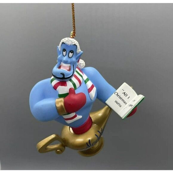 Grolier Christmas Magic Disney Ornament‎ Genie from Aladdin In Box 126 26231 - Picture 1 of 9